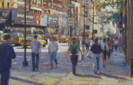 DAVID FARREN - midday shoppers, fifth avenue